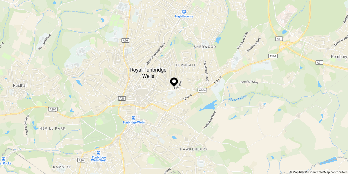 Approximate location of St James Park