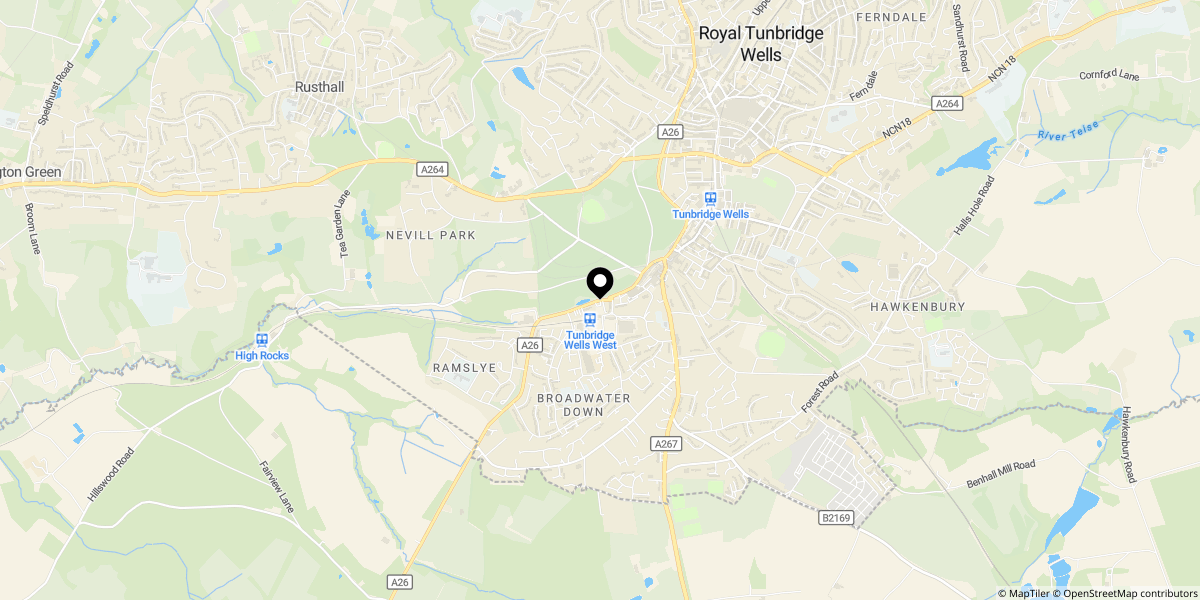 Approximate location of Nevill Terrace